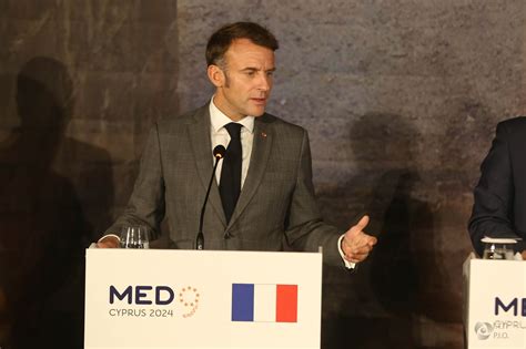 Macron pledges to support Cyprus in visit after remote attacks