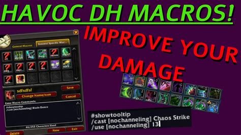 Macros for Havoc Demon Hunter – Dragonflight 10.0.5 …