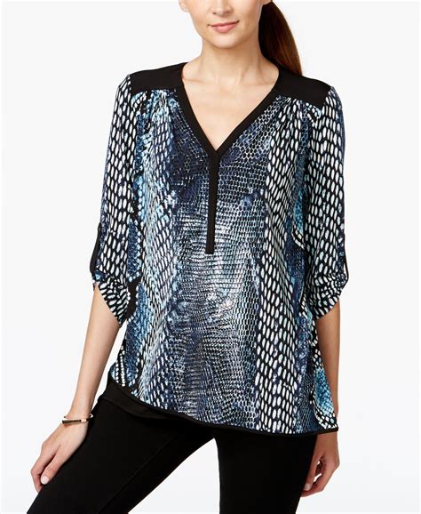 Alfred Dunner. Petite Downtown Vibe Spliced Texture Flutter Sleeve Top. $59.50. Sale $44.62. Extra 15% use: SHOP. Buy New Petite Alfred Dunner Blouse Tops at Macy's. Shop the Latest Petite Shirts, Blouses & Other Womens Tops Online at Macys.com. FREE SHIPPING AVAILABLE!