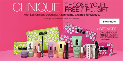 Macys Clinique Free Gift With Purchase