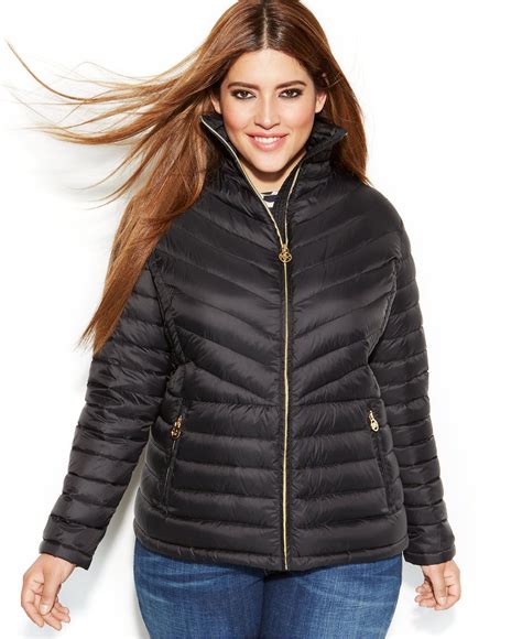 Macys michael kors winter coats. MICHAEL Michael Kors. Women's Plus Size Hooded Belted Raincoat, Created for Macy's. $280.00. Now $195.99. (6) Deal of the Day. MICHAEL Michael Kors. Women's Plus Size Shine Belted Faux-Fur-Trim Hooded Puffer Coat. $520.00. 
