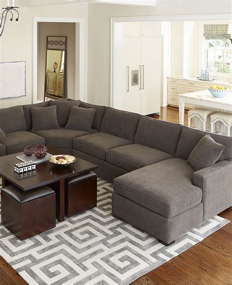 Sebaston 6-Pc. Fabric Sectional with 2 Power Motion Recliners and 2 USB Consoles, Created for Macy's. $5,714.00. Details. In stock & ready to ship. Please select a color. Current selected color: Highlander Stucco. Color: Highlander Stucco. See It In Store.. 