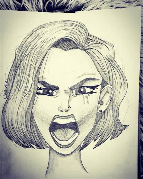 Mad Drawing Face