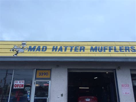 Mad hatter muffler. Mad Hatter Muffler Center has delivered unbeatable speed, precision and expertise since 1978. We are 100 percent focused on muffler and exhaust service, offering exclusive repair and maintenance for all makes and models. American or foreign, dump trucks to diesel—whatever it is, you’ll be sure to love our Fast, In And Out Service! ... 