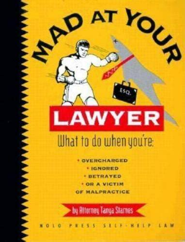Read Online Mad At Your Lawyer By Tanya Starnes