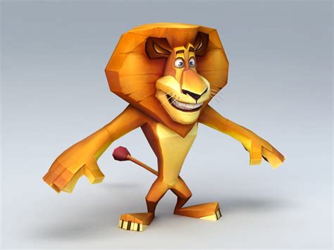 Madagascar Alex Ücretsiz 3d Model .Fbx, .Max Open3dModel. 
