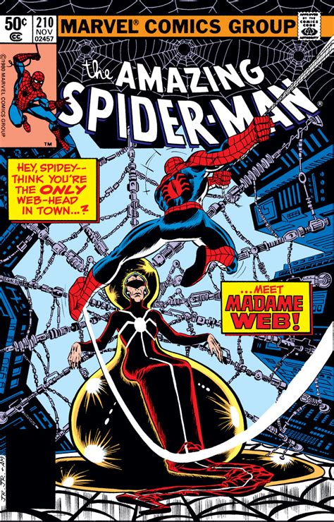 Madame web comics. In her debut appearance in The Amazing Spider-Man No. 210, Spider-Man goes to Madame Web for help rescuing a kidnapping victim, and in the process Web … 