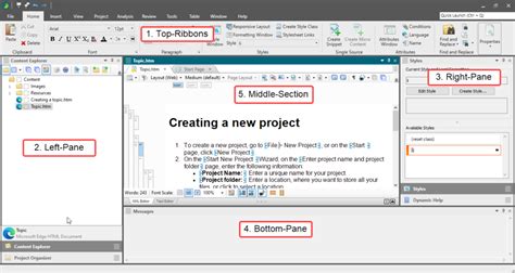 Madcap flare tutorials Beginners Understanding the application