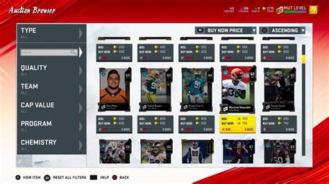 Madden 22 Auction House Prices