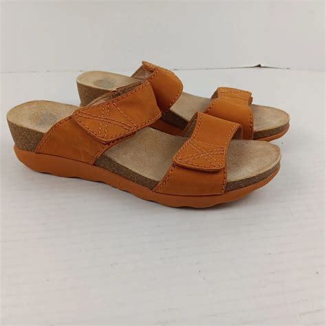 Maddy Orange Milled Nubuck