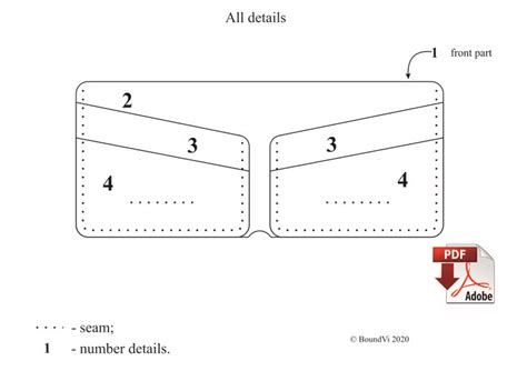 Made a free wallet template Patterns and Templates