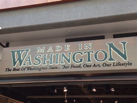 Made in washington. Locally Inspired. Locally Made. Loved Everywhere. We hear it all the time — locally made gifts help people share their love of our state. That's been our passion — and our sole focus — at Made In Washington since we began in 1984 at Seattle's Pike Place Market. ICONIC WASHINGTON Our region has so many iconic offe 