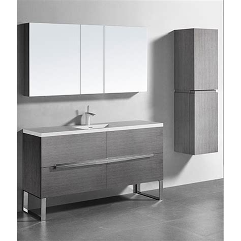 Madeli - Cabinet Depth: 22". Cabinet Height: 28-1/2". Sizes: 24" / 30" / 36" / 42" / 48" Single Bowl / 60" Double Bowl / 72" Double Bowl. Matching Linen Cabinet. 24" Cabinet features 3 fully-adjustable drawers with full extension soft closing glides. Bottom drawer with adjustable tempered glass dividers. Cabinet with matching finished …