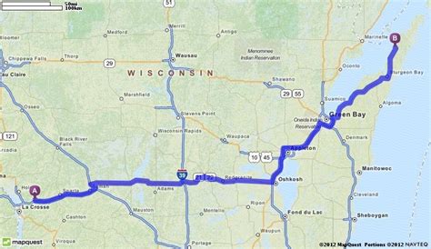 Madison (Wisconsin) to Wausau drive - plan a road trip