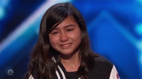 Madison Baez Taylor (11 years old) - Amazing Grace (a cappella) - In Audience - America's Got Talent - Auditions 2 - S17-Ep02 - NBC - June 7, 2022. 