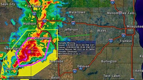 Madison wi tornado warning.  All hazards are possible, from damaging wi...