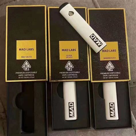 Madlabs. Mad Labs is a brand of vape pens and cartridges with high potency THC and CBD products. Mad Sauce is a strain that delivers a cerebral rush and a relaxing body high. 