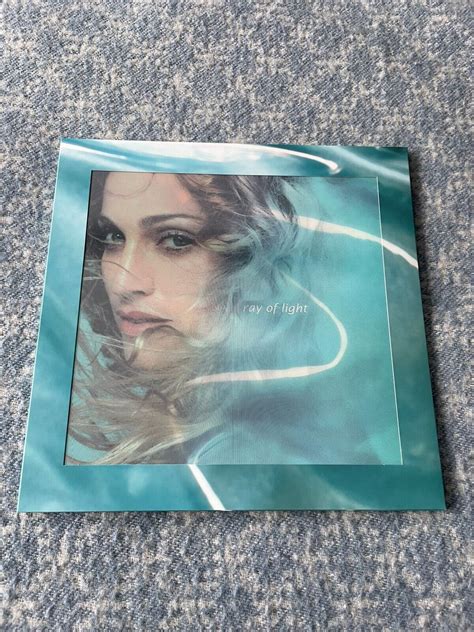 Madonna Ray Of Light HOLOGRAPHIC BLUE LENTICULAR VINYL …