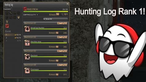 Achievements. The Hunting Log is associated with the following achievements: Name Points Task Reward Patch Bump on a Log: Thaumaturge 20 Complete all thaumaturge entries in the hunting log. Master Thaumaturge's Ring 2.1. 