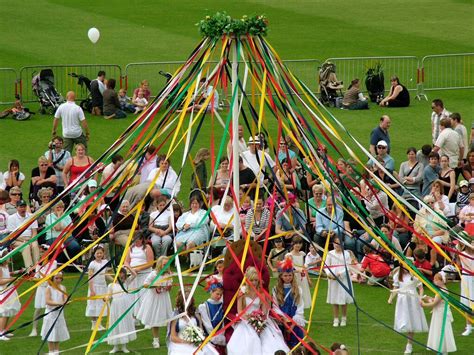 Maepole - Mar 21, 2021 · Originally, the maypole was a living tree. Over time it usually became a tree trunk of the correct height, age, and type ( usually pine or birch ). Some say that the tree represented masculine energy, and the ribbons and floral garlands that adorned it represented feminine energy. Those ribbon-weaving dancers are either pairs of boys and girls ... 