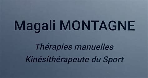 Magali Montagne Amiens - Masseur kinésithérapeute (adresse)