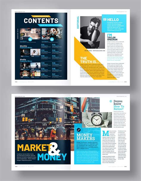 Magazine Article Layout Examples
