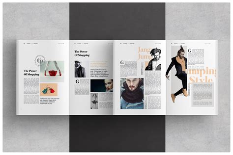 Magazine Design Template Behance
