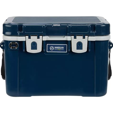 👍 Cooler Capacity- 25 QT cooler could put 30 cans(330ml) inside without ice. Inner dimension: 14.3”x8.5”x11.1”. ... 25QT and 35 QT Cooler is great for solo or couple hiking, biking, overnight camping trip. 50 QT Large Cooler perfect for group outdoor activities.. 