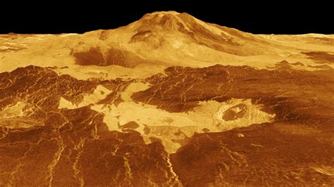 Magellan spacecraft images reveal volcanic activity on Venus