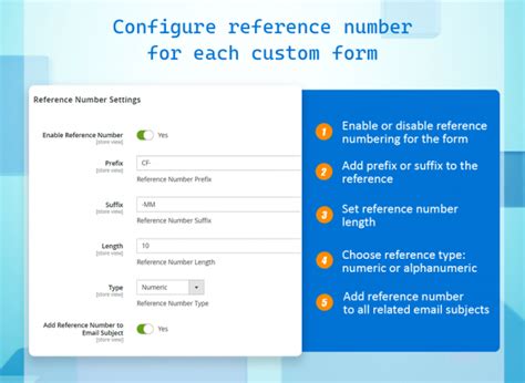 Magento 2 WebForms Pro 3 Reference Number Addon