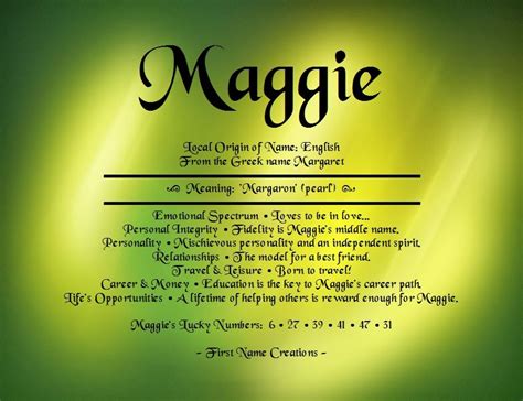 Maggie Name Meaning What does the name Maggie mean?