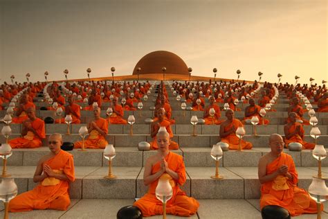 Magha Puja is an important day in Buddha’s life and the second important Buddhist holiday after the celebrations of the birth and death of the God. The holiday praised the event when Buddha transferred his main theory to 1,250 monks. The holiday’s ceremonies are held in all the Buddhist shrines over the country.. 
