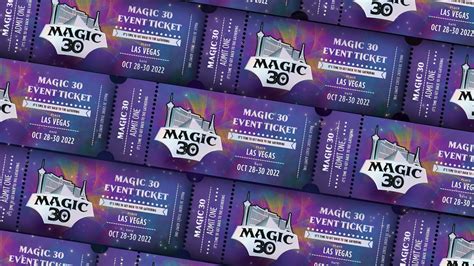 Magic 30, Las Vegas October 28-30 : r/magicTCG - Reddit