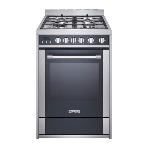 Magic Chef 24 in. 2.7 cu. ft. Gas Range with Convection in …