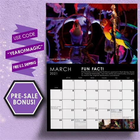Magic Kingdom Calendar