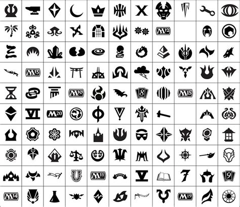 Magic The Gathering Set Symbols Printable Portal Tutorials