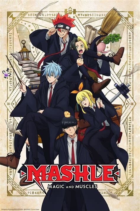 Magic and muscles anime. What if you have no magic in a world where everyone else does? Meet Mash Burnedead, a boy with incredible strength who must enroll in a prestigious magic academy to avoid … 