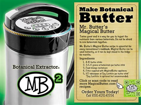 Magic butter recipes. The Magical Butter Machine (MB2e) Introducing the Magical Butter Machine (MB2e), the revolutionary device that will transform your kitchen into a culinary wonderland. This ingenious invention effortlessly infuses your favorite ingredients into any dish, empowering you to create gourmet, elevated meals that tantalize the taste buds and impress ... 