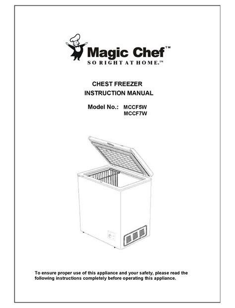 Magic chef chest freezer 5 2 technical manual. - Ih sickle bar mower manual 27v.