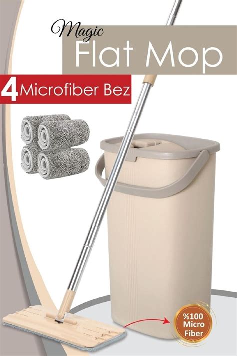 Magic flat tablet mop set