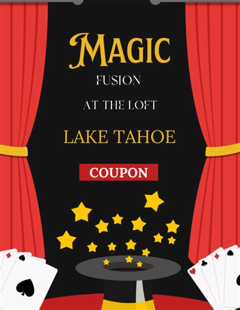 Magic fusion promo code. Enjoy the show, the restaurant, and our bar/lounge separately or together. Design your magical Tahoe evening at The Loft in the Heavenly Village. SHOW TICKETS. DINING … 