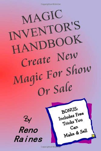 Magic inventors handbook by reno raines. - Kubota kubota engine 3 cyl dsl d1302 b service manual.