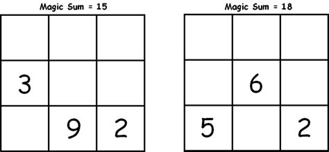 Magic square game. .  ...