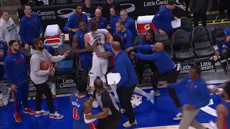 Magic vs. Pistons FIGHT Killian Hayes Knocks Out Mo …