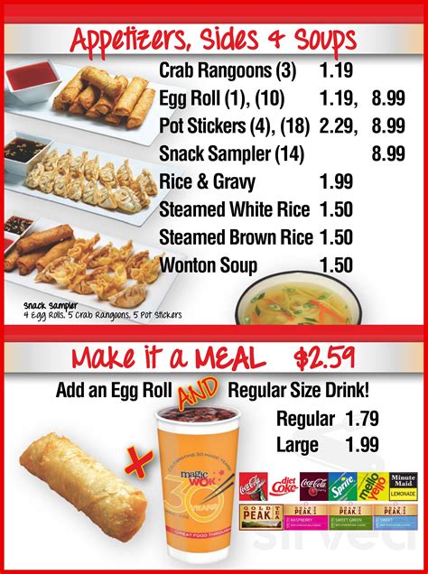 Magic wok campbellsville. Magic Wok in Campbellsville, KY offers a delightful dining experience with a menu full of flavorful Asian cuisine. Guests can enjoy a variety of dishes made with fresh ingredients … 