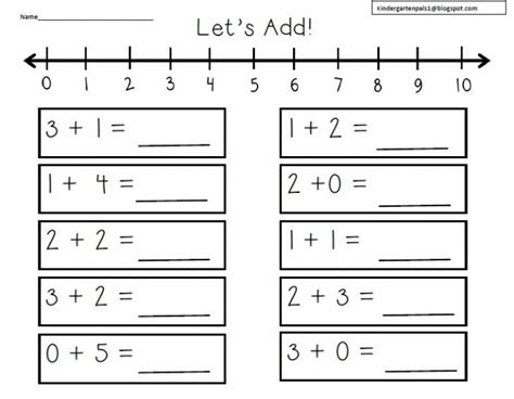 Magical Number Line Addition Worksheets 99Worksheets