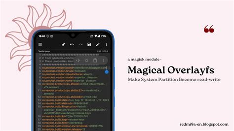 Magical overlayfs. com/HuskyDG/magic_overlayfs.  OverlayFS MUST be supported by kernel! E...