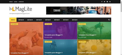 Maglite Blogger Template Download