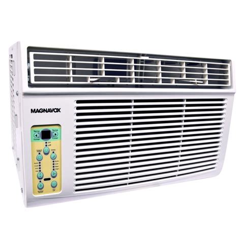 Features. Our energy efficient 8,000 BTU Through-the-Wall Air Conditioner is ideal for cooling small to medium size rooms up to 340 sq. ft. It has 3 cooling and fan speeds to customize your comfort. The 4-way air deflection allows you to direct the flow of air where it's needed most whether cooling, dehumidifying or just circulating air..