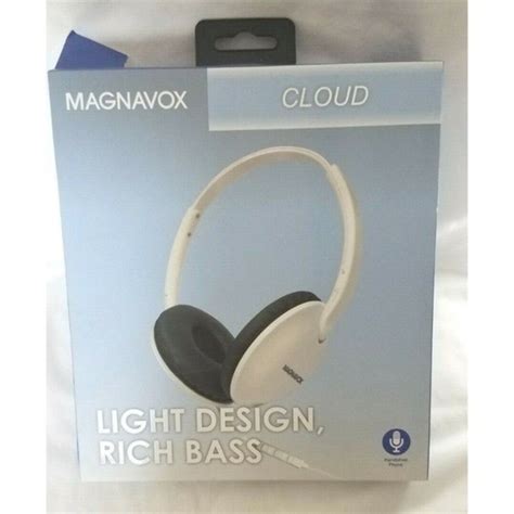 Magnavox Cloud Headphones Lightweight Rich Bass 3.5mm …